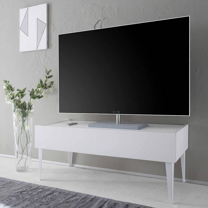 Mueble TV REX 123 cm blanco - diseño de muebles tv - tienda de diseño de  muebles