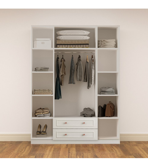 Armoire BLANCO 140 x 52 x 180 CM