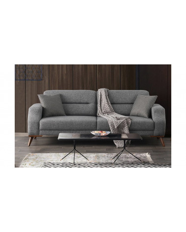 Canapé Anka Gris Clair 220 x 90 x 87