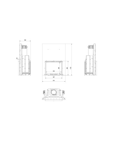 Inserto para chimenea ANTEK 10 DECO