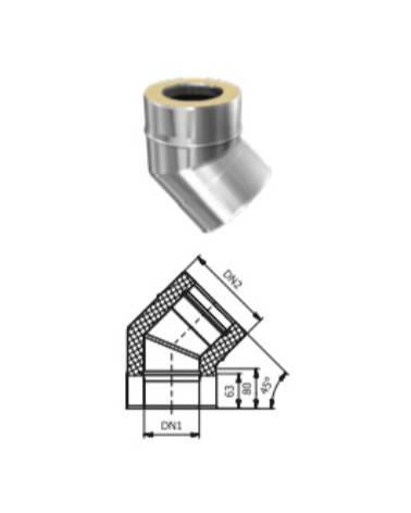 Kit conduit cheminée simple paroi de 14 m Ø 130/160/180/200 mm